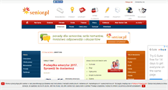 Desktop Screenshot of emerytura.senior.pl
