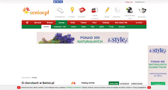 Desktop Screenshot of choroby.senior.pl