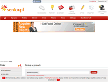 Tablet Screenshot of grupy.senior.pl